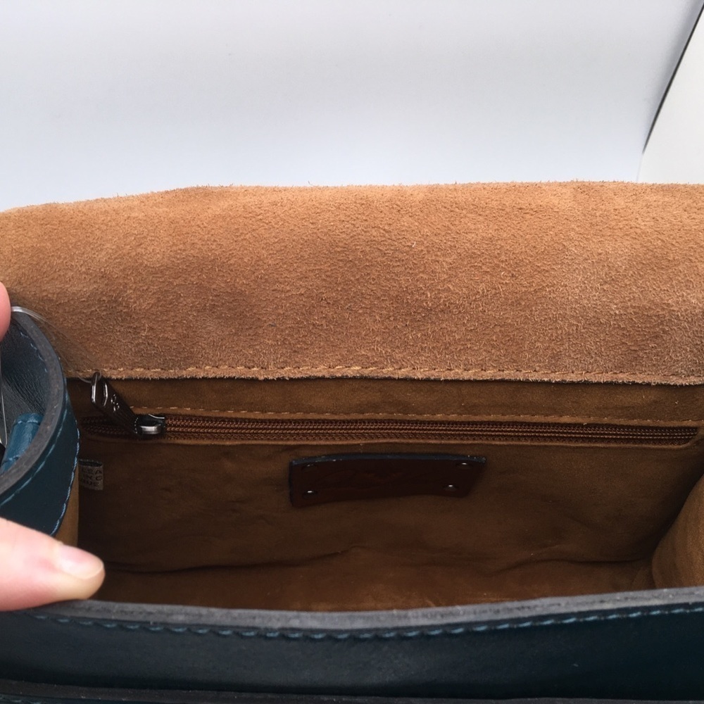 Patricia Nash Chauny Tooled Leather Satchel Crossbody - Picture 12 of 14